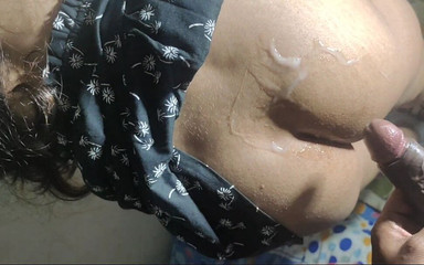 Jija Sali Sex Standing Doggy Style Cumshot