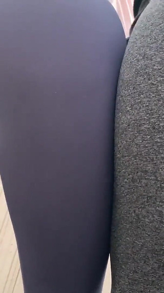 POV Double Ass Worship and Spitting Outdoor with Mistresses Kira and Sofi in Leggings