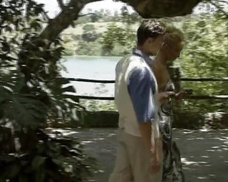 Super Busty German MILF with Blonde Hair Gets Her Tight Holes Smashed Outdoors