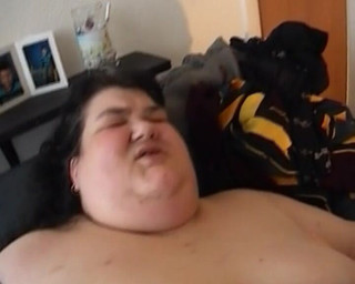 Dark Haired German BBW Gets Her Mouth Filled After a Deep Bang in POV