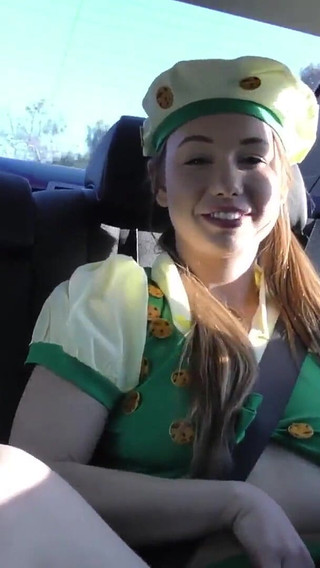 Taylor Sands Was Out Selling Cookies But Wound Up Getting Creampied!