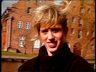 Interview with some blonde chick