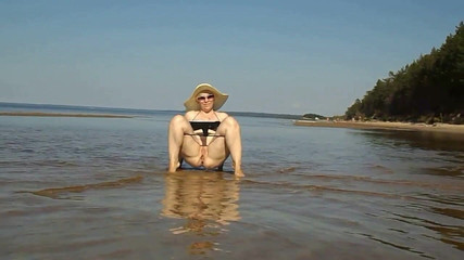 Hot MILF on the Beach -15