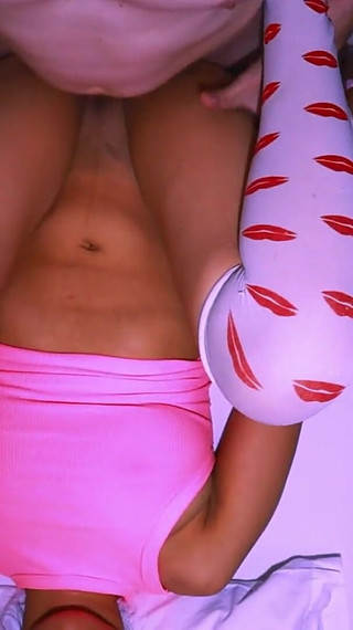 The Stepmother and the Stepfather's Friend Go to the Apartment to Fuck.