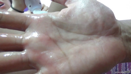 Does this mean I will be able to cum from now on - Megan Rain's first orgasm!