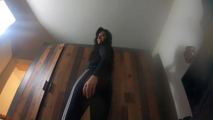 Milfycalla -workout Clothes Try on with Pee Fetish 159-