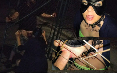 Suck Pig Sucking Fat Cock Outdoor